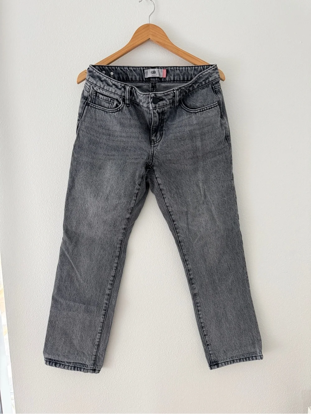 Cabi 100% BF Gray Washed Jeans Size 4
